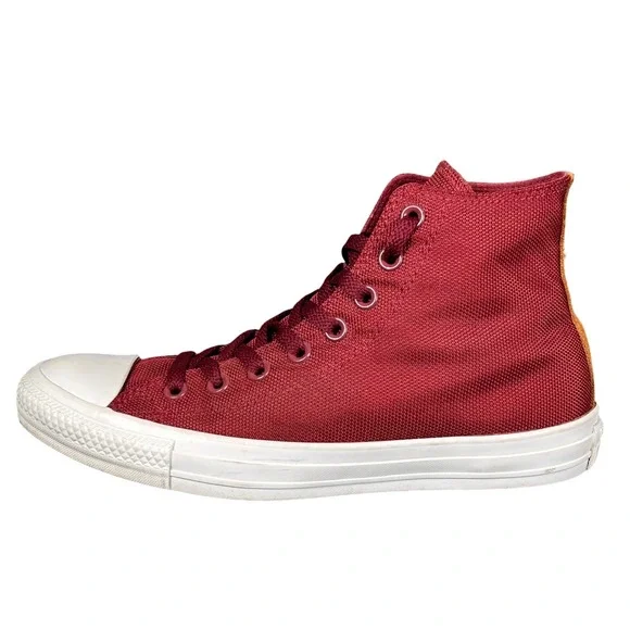 Converse Chuck Taylor All Star High Top Sneakers Maroon Red Men‎ 8 Women 10 - Picture 2 of 10